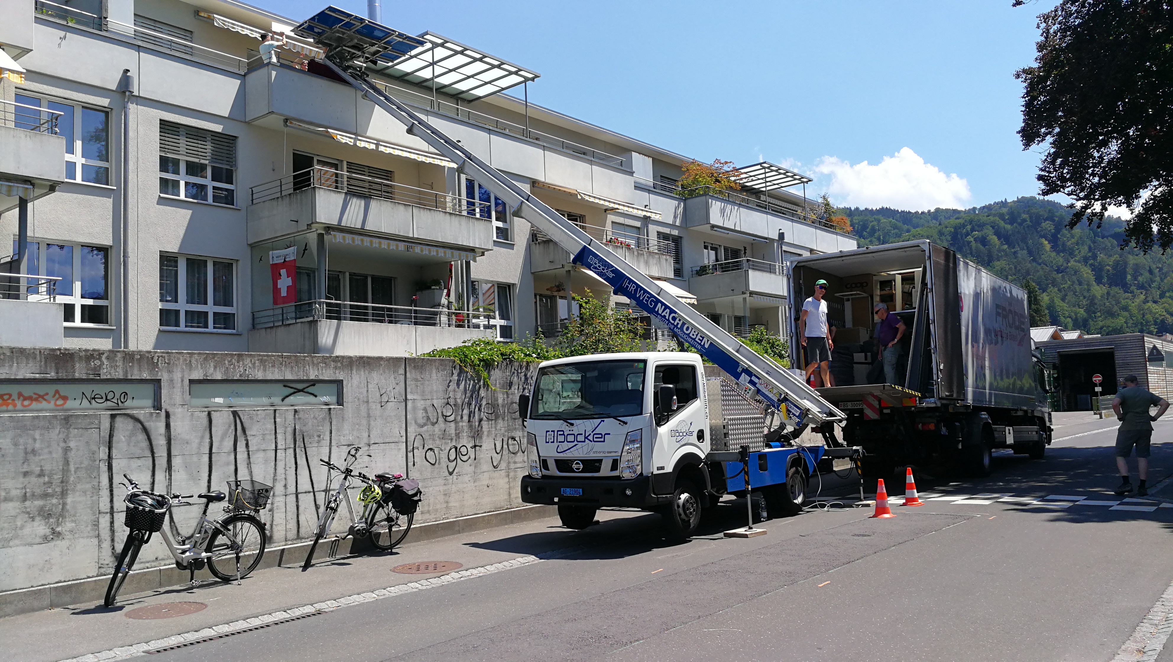 Möbellift, Möbellift mieten, Zügellift, Zügellift mieten